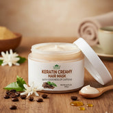 KERATIN CREAMY HAIR MASK - With Goodness Of Caffeine